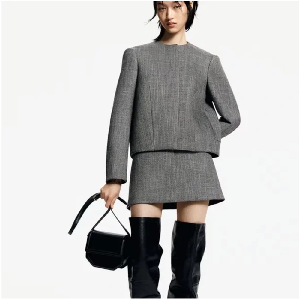 H&M Black and White Women's Blazer